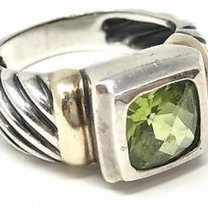 David yurman peridot ring